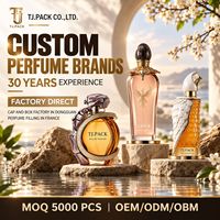 Nouvelle conception de flacon de parfum en verre personnalisé, 30 ml, 50 ml, 100 ml, flacons de parfum avec pompe pulvérisatrice, bouchon, flacon de parfum vide rechargeable