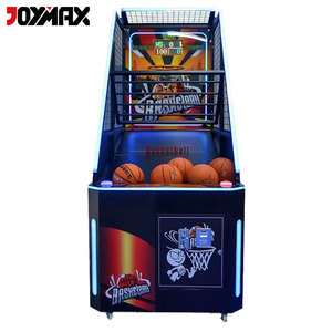 Münzbetriebene <span class=keywords><strong>Basketball</strong></span>-Maschine, Farbenfrohe Arcade-Spiele, Leuchtende Indoor-Spielgeräte für Zuhause und Spielzimmer, Unterhaltungsausrüstung für Erwachsene - Product Image 2