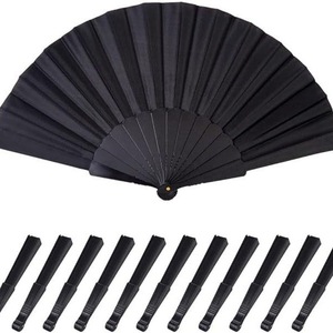 High Quality Plastic Folding <b>Hand</b> Fan with Clacking Sound <b>Made</b> for Plastic Crafts - Product Image 3