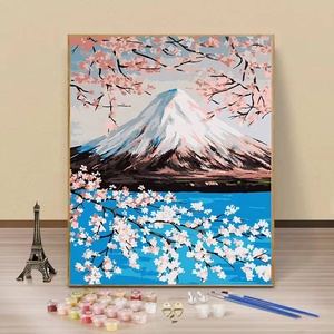 Kits de Diseño de Fotos Personalizados al por Mayor OEM ODM, Pintura por Números sobre Lienzo con Paisajes Urbanos Impresionistas, Hazlo Tú Mismo - Product Image 2