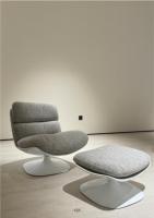 Fauteuil inclinable en tissu de style français moderne, nouvelle arrivée, fauteuil de détente confortable avec repose-pieds pour le salon