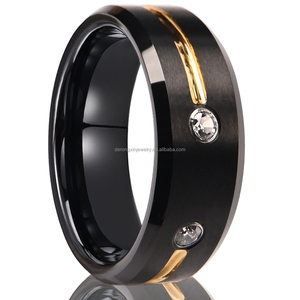 <span class=keywords><strong>Anillo</strong></span> <span class=keywords><strong>de</strong></span> carburo <span class=keywords><strong>de</strong></span> tungsteno negro <span class=keywords><strong>de</strong></span> 8MM, chapado en oro <span class=keywords><strong>de</strong></span> 18K, juego <span class=keywords><strong>de</strong></span> circonitas, <span class=keywords><strong>anillo</strong></span> <span class=keywords><strong>de</strong></span> boda <span class=keywords><strong>para</strong></span> hombres, joyería <span class=keywords><strong>de</strong></span> moda, regalo <span class=keywords><strong>de</strong></span> aniversario - Product Image 1
