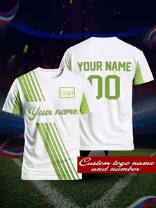 Uniformes de equipo personalizados para hombres, camisetas de fútbol y camisetas de manga corta producidos por nuestra fábrica de ropa y que se pueden personalizar.F10 - Product Image 2