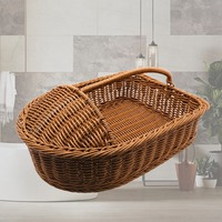 Panier à chaussures multifonctionnel en rotin PP personnalisé, écologique, imperméable, durable, respirant, gain de place, avec poignées, pour hôtel (vente en gros)