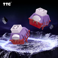 Interrupteurs de clavier magnétiques linéaires TTC POM anti-poussière à capteur Hall 35g, pré-lubrifiés, 100 millions de touches durables, 21mm