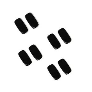 Ónix Negro Natural, Forma Rectangular Redondeada, 10x14mm, Cabujón Plano Suelto, Piedra Preciosa para Joyería, Anillo, Collar, Pulsera, Todos los Tamaños Disponibles - Product Image 2