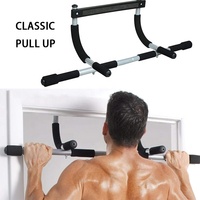 Barra de Dominadas para Puerta y Correas de Suspensión para Gimnasio en Casa, Sistema de Ejercicio de Acero para Dominadas