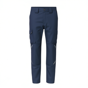 กางเกงทำงานแบบปกติ ไซส์ 2XL สีดำ สไตล์คาร์โก้ ชุดทำงานเพื่อความปลอดภัย - Product Image 2