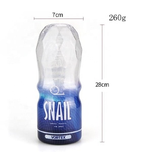 Transparente erwachsene männliche Mastur bator TPE Sexspielzeug Schnecke Eichel Training Vagina für Männer Masturbation - Product Image 2