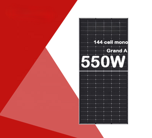 Panneau solaire photovoltaïque mono de 550 W à 144 cellules, de pointe, pour abris de voiture, auvents et systèmes solaires pour bâtiments commerciaux - Product Image 6