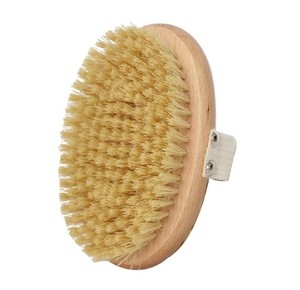 <span class=keywords><strong>Brosse</strong></span> sèche en bois de plage avec poils naturels en sisal vegan <span class=keywords><strong>pour</strong></span> le <span class=keywords><strong>brossage</strong></span> de la peau sèche, l'exfoliation des peaux mortes, la détoxification et la stimulation de la circulation. - Product Image 3