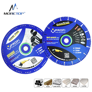 Disco de corte de diamante de 230 mm (9 1/16 pulgadas) con borde continuo soldado al vacío, hoja de sierra circular de diamante para cortar metal - Product Image 5