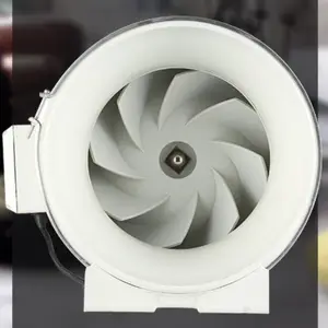 250mm duct size big air flow duct fan booster exhaust ventilation fans