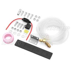 Kit de bocinas de aire para camión, tren, cuatrimoto, 4 trompetas, negro, 170 PSI, 12V, compresor de 3 litros y silenciador, 150db - Product Image 5