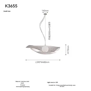 Luminaire suspendu <span class=keywords><strong>Arturo</strong></span> Restaurant espagnol, style français créatif, villa, salon, chambre à coucher, éclairage artistique design, ambiance artistique - Product Image 2