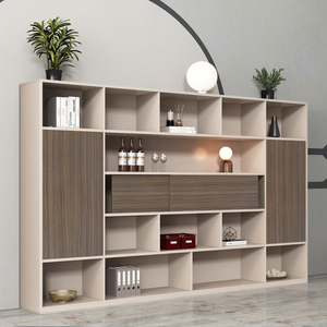 Phong cách văn Phòng Thương mại đồ nội thất CEO Ông Chủ quản lý phòng đa chức năng lưu trữ tủ gỗ Tủ Sách - Product Image 5