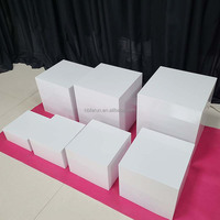 Lot de 5 présentoirs à dessert noirs en métal pour buffet, idéal pour la maison, l'hôtel et les mariages - Vente en gros usine