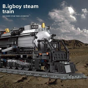 JIESTAR 59005 <span class=keywords><strong>Big</strong></span> Boy, 40 Piezas, Bloques de Construcción de Plástico, Modelo de Tren de Vapor, Regalo para Adolescentes y Adultos - Product Image 3