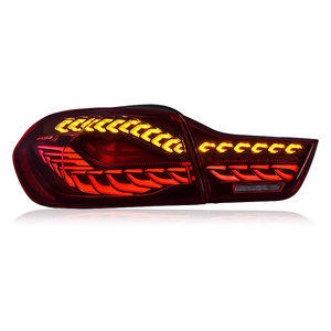 Para <span class=keywords><strong>BMW</strong></span> 4 Series 13-20 montaje de luz trasera con escalas de doble dragón nuevas señales de giro Rojas luces de freno modificadas F32 <span class=keywords><strong>F36</strong></span> 12V - Product Image 1