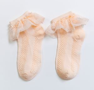 Vestito <span class=keywords><strong>Neonato</strong></span> Personalizzato con Balze in Cotone e Pizzo, Calzini per Bambina in Tinta Unita - Product Image 2