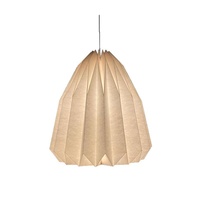 Lámpara Colgante de Papel Plegable de Estilo Nórdico Moderno para Sala de Estar, Comedor, Bar, Cafetería, Iluminación Decorativa Hecha a Mano