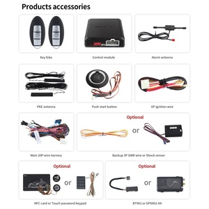 Easyguard EC002-NI PKE Engine Start Stop System <b>Remote</b> Start Car Push Start Button NFC <b>Lock</b> Unlock - Product Image 3