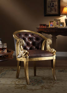 Goodwin Offres Spéciales Le Plus Bas Prix En Bois Massif <span class=keywords><strong>Maison</strong></span> Fin table Mobilier De <span class=keywords><strong>salon</strong></span> En Cuir <span class=keywords><strong>Salon</strong></span> Chaises GGM180-181.2 - Product Image 5