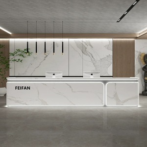 Bancone Moderno JINXIN per Istituti di Formazione, Reception, Bar, Caffetteria, Hotel, Palestra, Negozio, Cassa - Product Image 3