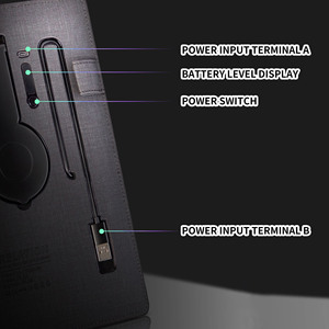 ชุดอุปกรณ์จ่ายไฟแม่เหล็กไร้สายแบบ USB ของขวัญสำหรับองค์กร พร้อมชุดของขวัญสุดหรูหุ้มหนัง PU เย็บด้วยด้ายอย่างประณีต - Product Image 6