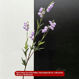 Fleurs artificielles de muguet de haute qualité en soie, fausses fleurs pour la décoration de mariage, de maison, de fête, de centre de table - Product Image 4