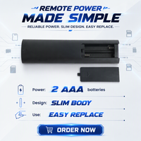 Télécommande universelle personnalisable sans fil BT 2,4 GHz à 12 touches, code roulant noir, pour Android Box, projecteur, cheminée électrique
