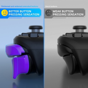 Playvital LR เครื่องเพิ่มปุ่มไหล่สีม่วงชุดทริกเกอร์ตัวขยายทริกเกอร์สำหรับโต๊ะอบไอน้ำ LCD & OLED - Product Image 4