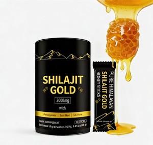 Sirop de Miel au Safran et Shilajit : Soutien Immunitaire, Énergie, Endurance, Vitamines, Minéraux, Compléments Alimentaires à Base de Plantes pour Adultes – 30 Sachets - Product Image 2