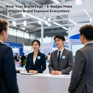 Badge électronique intelligent 2025 pour le personnel de l'entreprise, conférence, affichage numérique AI, étiquette de <span class=keywords><strong>nom</strong></span> avec écran IPS, gadgets portables - Product Image 3