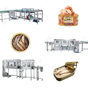 Linea commerciale di produzione di macchinari per la lavorazione del pesce in scatola Leadworld