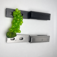 Support de balustrade en verre à montage latéral en acier inoxydable avec finition personnalisée pour escaliers et terrasses, design contemporain résistant à la rouille