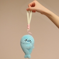 Peluche OEM, mini peluche dauphin, breloque mystère en peluche, peluche magnétique CE, porte-clés en peluche