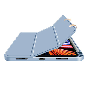 Funda Magnética de Cuero y Silicona para Tablet iPad 10.ª Generación 10.9'' <span class=keywords><strong>2022</strong></span> AIR 11 Pro 11 2024 con Soporte para Lápiz - Product Image 4