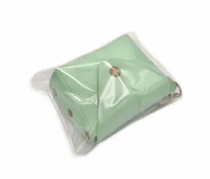 Renk bozuk para cüzdanı sentetik köpük kadın ince minimalist cüzdan kordon çanta anahtarlığı