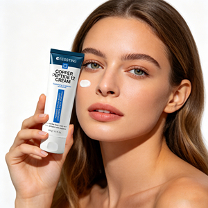 Crème Visage Quotidienne Hydratante, Éclaircissante et Raffermissante Anti-rides OEM ODM au Peptide de Cuivre Bleu GHK-Cu - Product Image 5