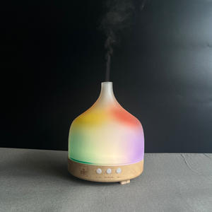 Unieke Gift Glas Etherische Olie Diffuser Luxe Ultrasone Aromatherapie Olie Diffuser Luchtbevochtiger Met Kleurrijk Licht - Product Image 6