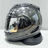 Casque de moto intégral ARA* pour homme et femme, léger, en ABS, pour scooter, vélo électrique, conduite en ville toute saison