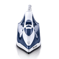 Fer à vapeur ACKILISS 1200W avec fonction vapeur pulsée et pulvérisation d'eau, semelle en céramique, contrôle de la température de 150 à 200°C pour le repassage quotidien des vêtements à domicile ACL-95301