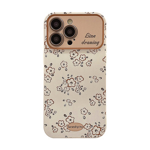 Funda Protectora para Teléfono Móvil 15 <span class=keywords><strong>Pro</strong></span> <span class=keywords><strong>Max</strong></span> con Diseño Pintado Estilo Ins, Patrón Floral Pequeño y Delicado, Resistente a Impactos - Product Image 5