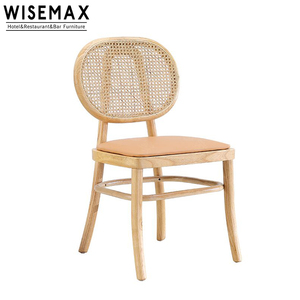 Silla <span class=keywords><strong>de</strong></span> Comedor <span class=keywords><strong>de</strong></span> <span class=keywords><strong>Ratán</strong></span> y Madera Maciza Resistente <span class=keywords><strong>de</strong></span> Estilo Antiguo <span class=keywords><strong>de</strong></span> WISEMAX FURNITURE, Color <span class=keywords><strong>Natural</strong></span>, <span class=keywords><strong>Muebles</strong></span> Modernos - Product Image 3