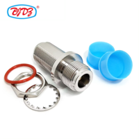 Approvisionnement d'usine Matériau en laiton N Type Femelle à N Femelle Jack écrous Adaptateur de cloison RF Coaxial Coaxial Adaptateur Convertisseur Connecteurs