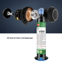 Colle UV industrielle pour bobine de voix, adhésif à séchage rapide à faible odeur pour micro-haut-parleurs