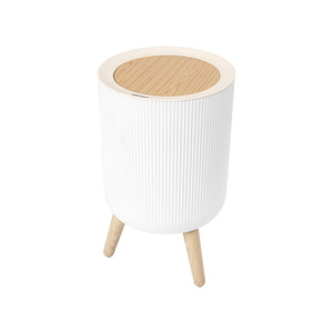 Trash Can With Touchless Sensor <b>Large</b> Capacity Plastic Storage <b>Bin</b> For Living Room Bedroom Hotel Bedside Table - Product Image 5