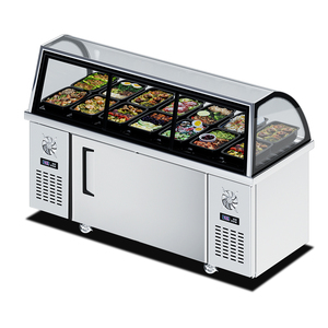 Thương mại Countertop hiển thị tủ lạnh Deli truy cập thịt tủ lạnh Deli Showcase Deli hiển thị truy cập tủ lạnh - Product Image 1