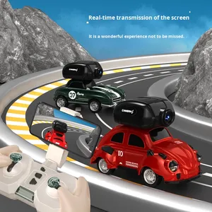 Mini Coche RC de Dibujos Animados de 4 Canales y 2.4G, Juguete para Niños, Coche Deportivo de Escalada con Tracción en las Cuatro Ruedas, Vehículo <span class=keywords><strong>Todoterreno</strong></span> con Control Remoto y Cámara - Product Image 2